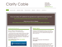 Tablet Screenshot of claritycable.com